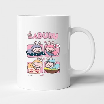 Alvó labubuk 3 Bögre