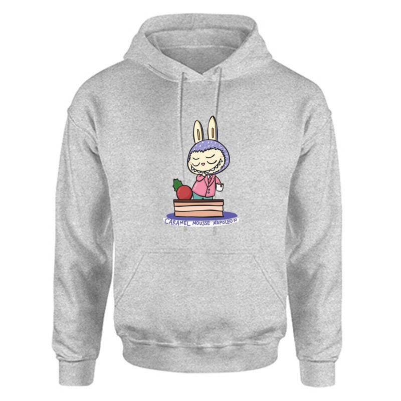 Caramel Mousse Unisex Kapucnis Pulcsi