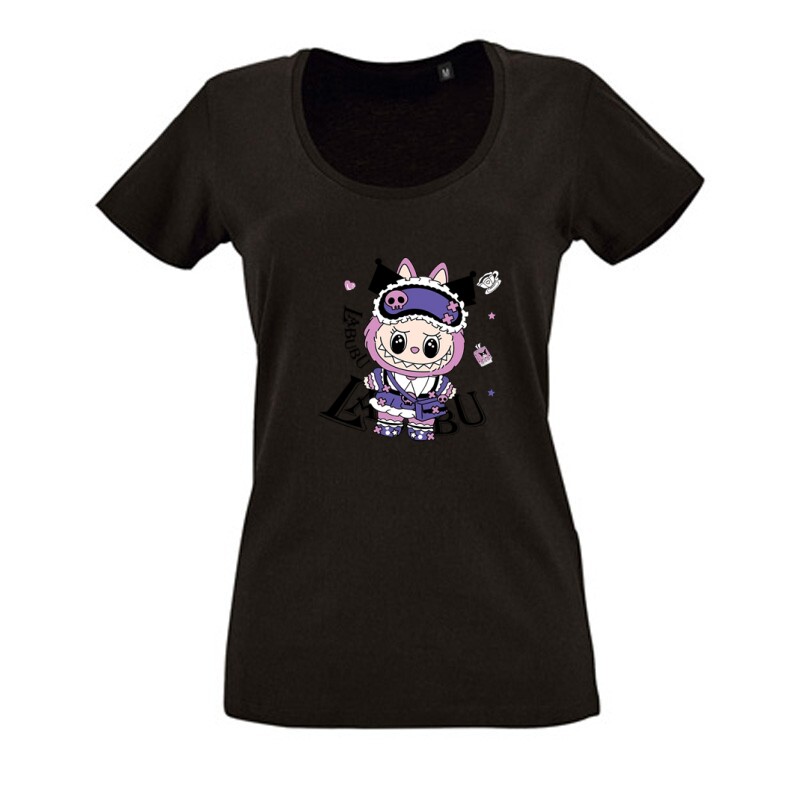 Kuromi Labubu Női O Nyakú Póló