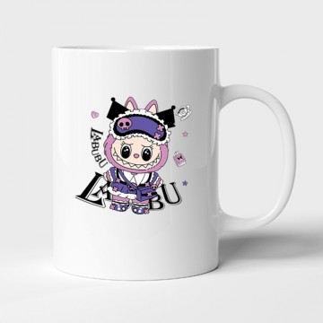 Kuromi Labubu Bögre