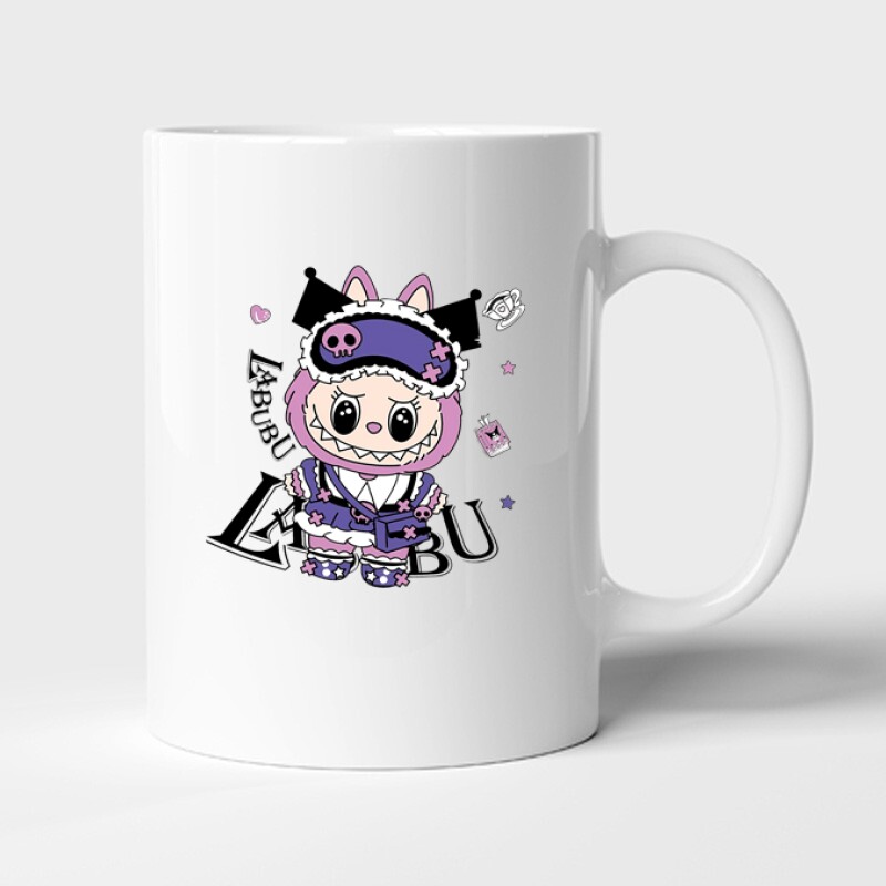 Kuromi Labubu Bögre