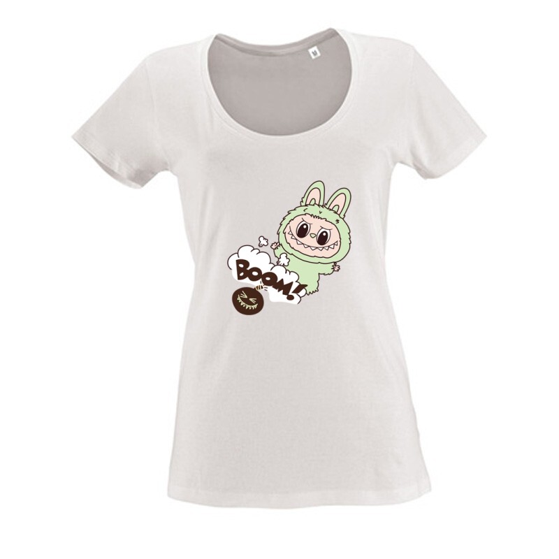Labubu Boom Női O Nyakú Póló