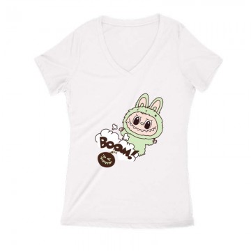 Labubu Boom Női V Kivágott...