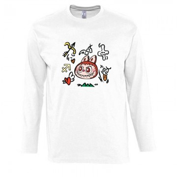 Labubu Brown Hosszú Ujjú Póló