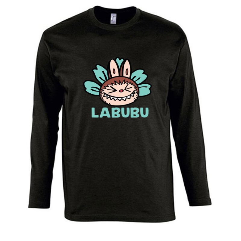 Labubu Brown 2 Hosszú Ujjú Póló