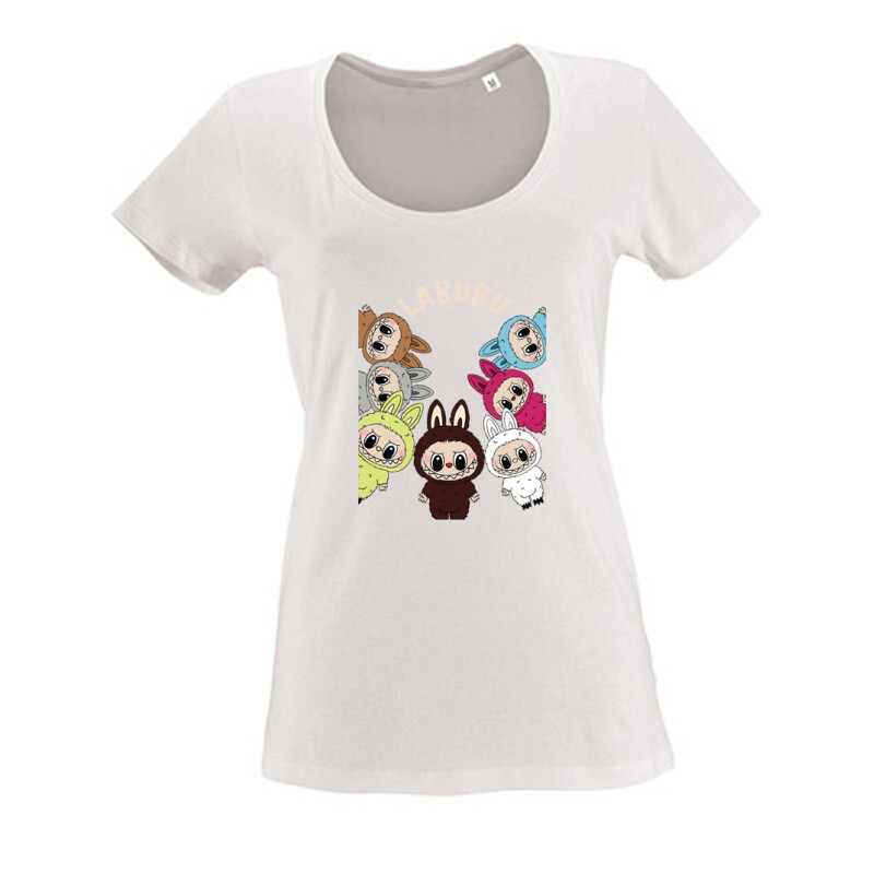 Laubu Karakterek Női O Nyakú Póló