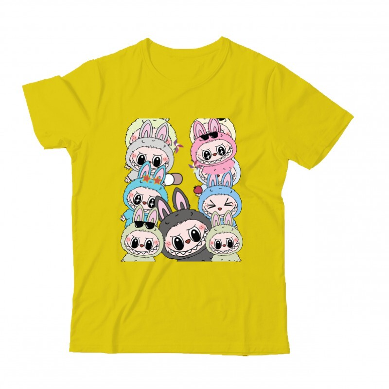 Laubu Karakterek 2 Gyermek Póló