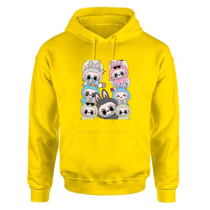 Laubu Karakterek 2 Unisex Kapucnis Pulcsi