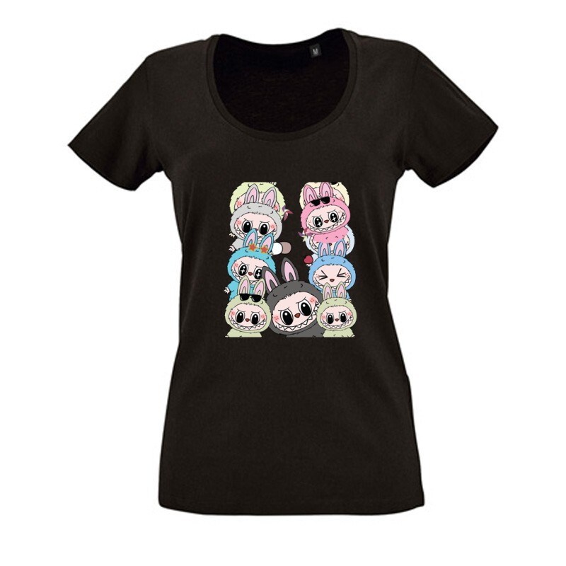 Laubu Karakterek 2 Női O Nyakú Póló