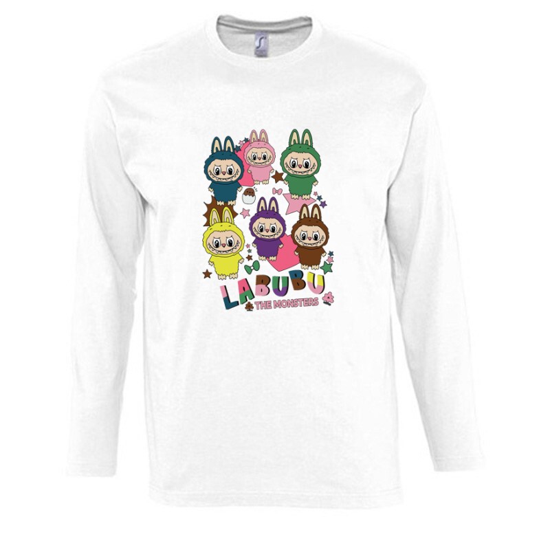 Labubu Karakterek 3 Hosszú Ujjú Póló
