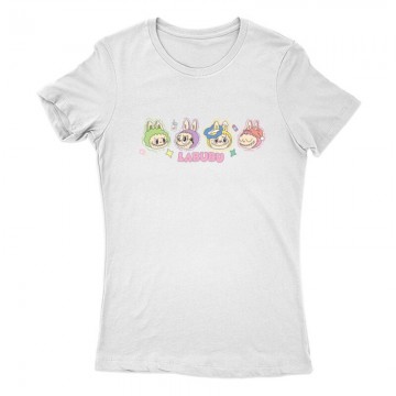 Labubu Karakterek 4 Női Póló