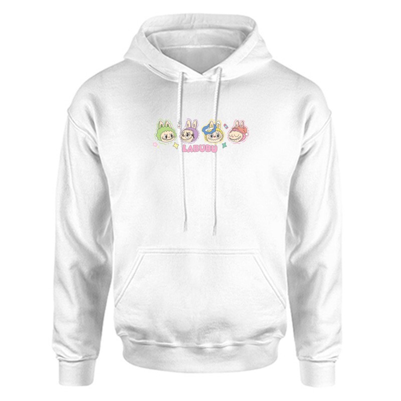 Labubu Karakterek 4 Unisex Kapucnis Pulcsi