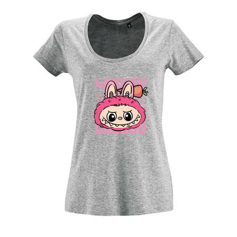 Labubu Rabbit Női O Nyakú Póló