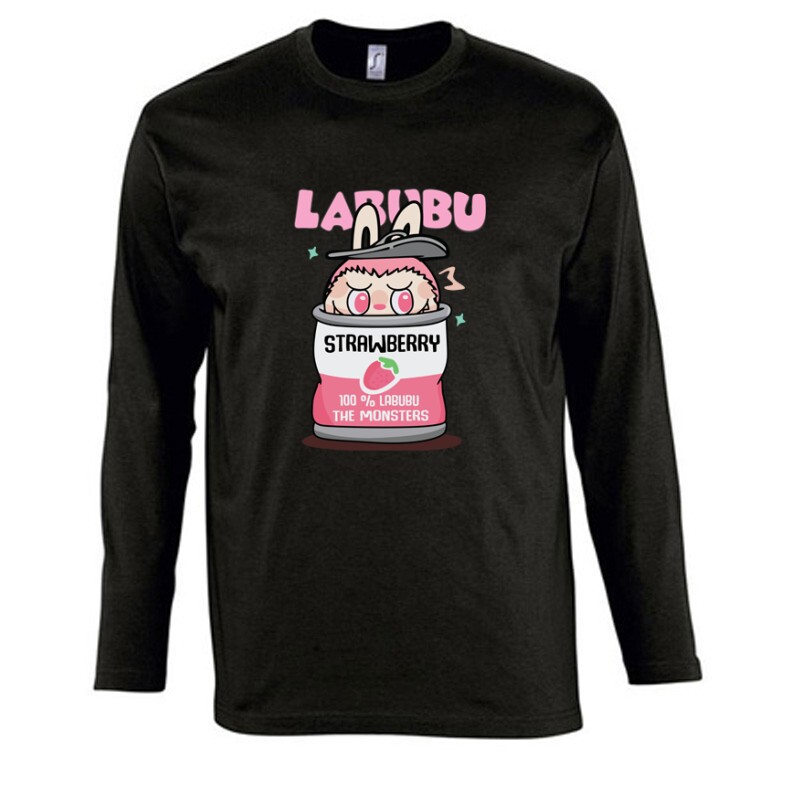 Labubu Strawberry Hosszú Ujjú Póló