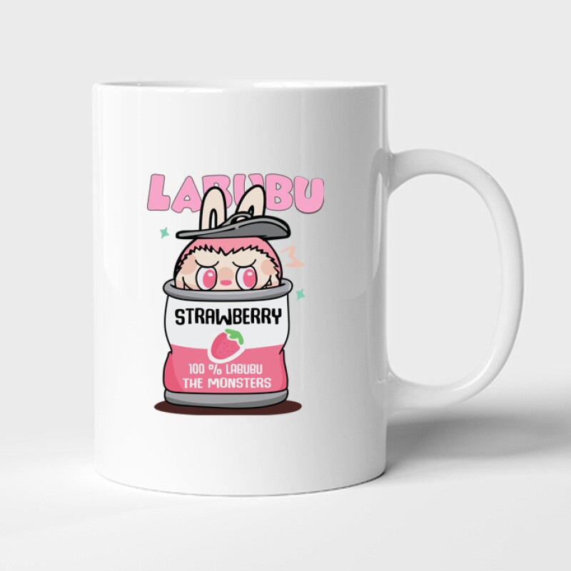 Labubu Strawberry Bögre