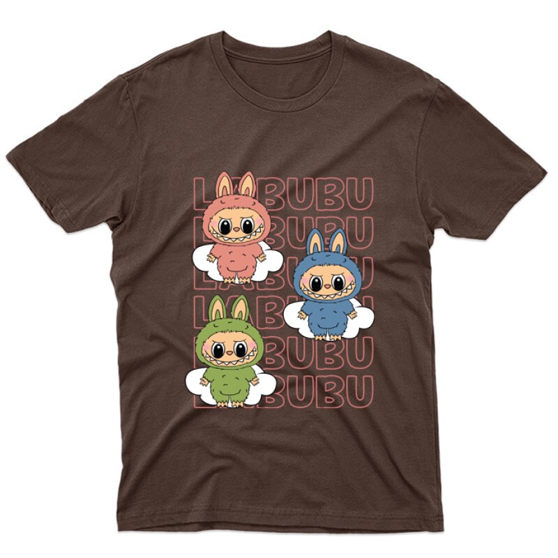 Red Labubu and friends Unisex Póló