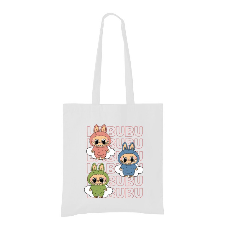 Red Labubu and friends Bevásárló Táska