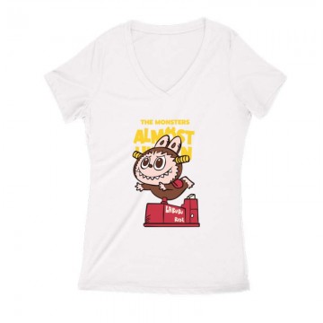 Labubu ride Női V Kivágott...