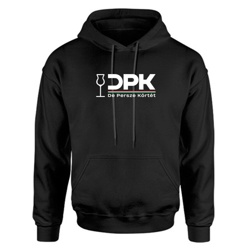 De persze körte Unisex Kapucnis Pulcsi