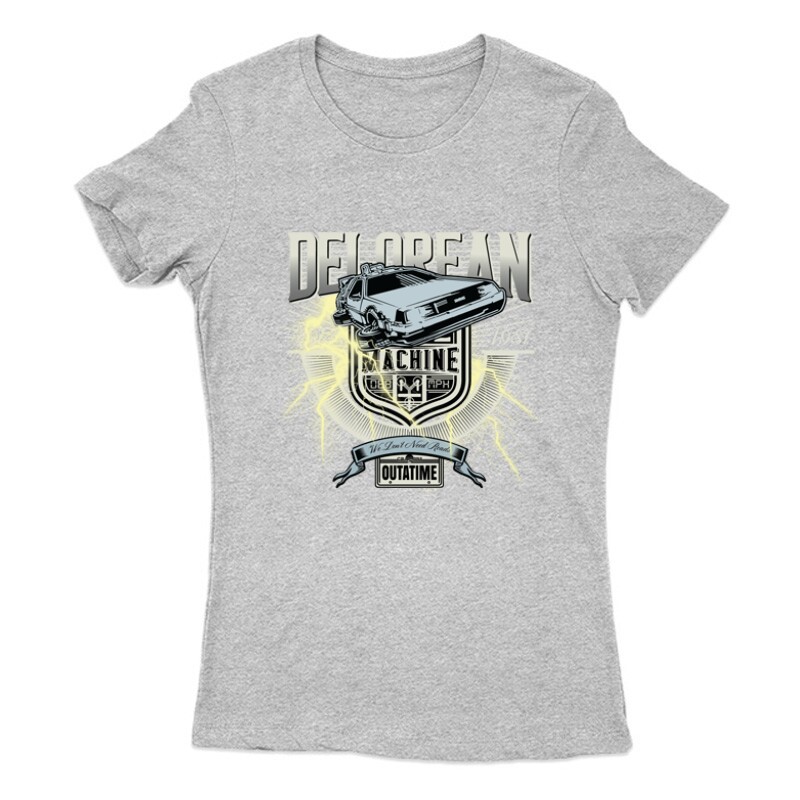 Delorean out a time Női Póló