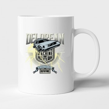 Delorean out a time Bögre