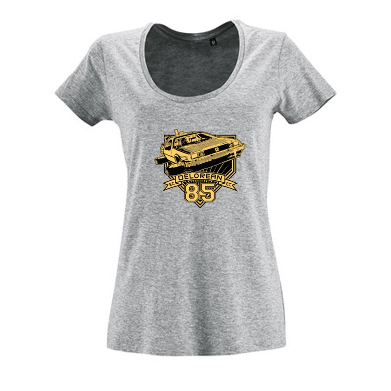 Delorean 85 Női O Nyakú Póló