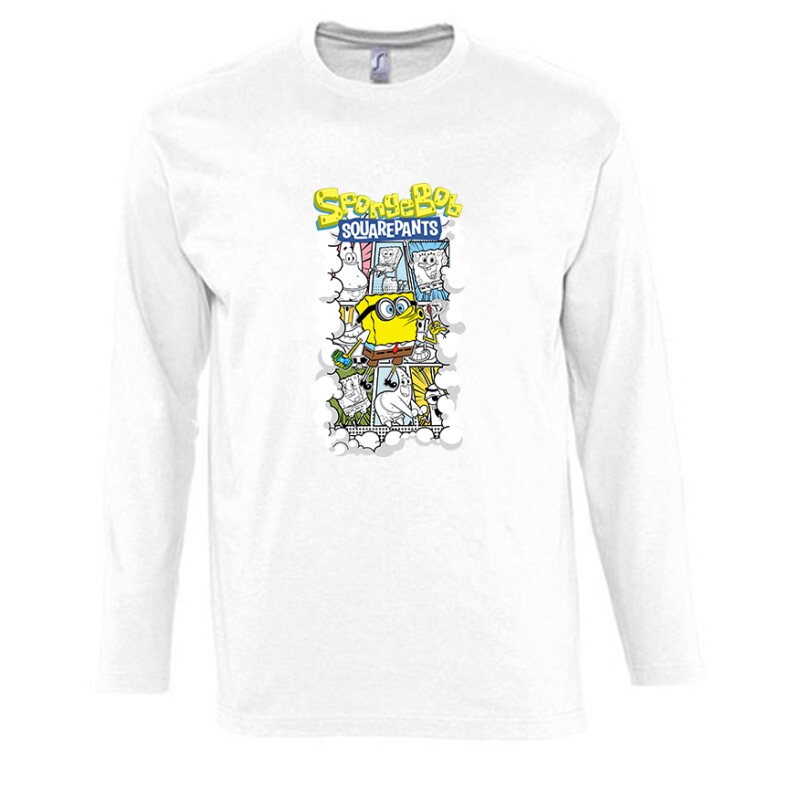 Sponge Bob - Sponge Bob Hosszú Ujjú Póló
