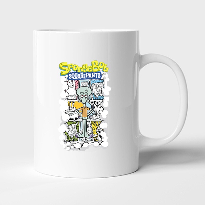 Sponge Bob - Tunya csáp Bögre