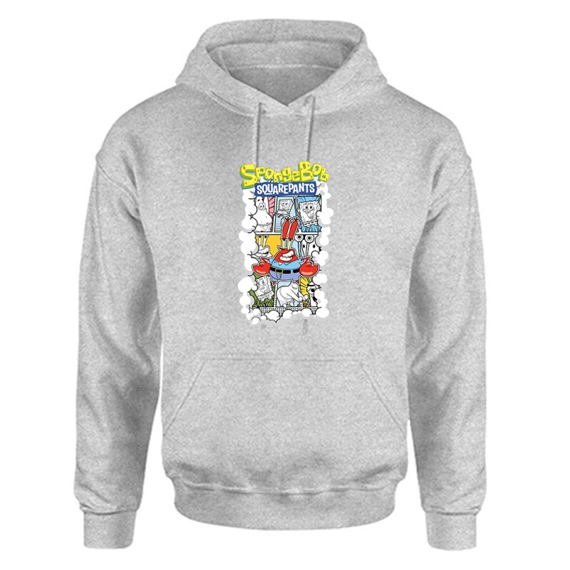 Sponge Bob - Mr Krabi Unisex Kapucnis Pulcsi