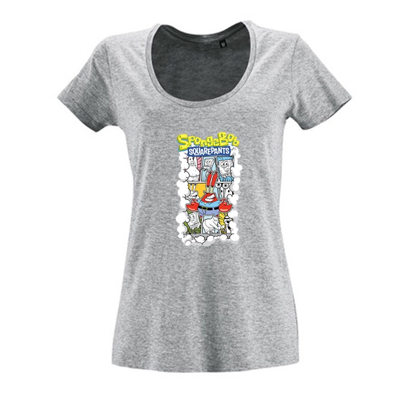 Sponge Bob - Mr Krabi Női O Nyakú Póló