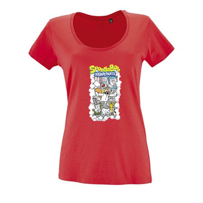 Sponge Bob - Sally Női O Nyakú Póló