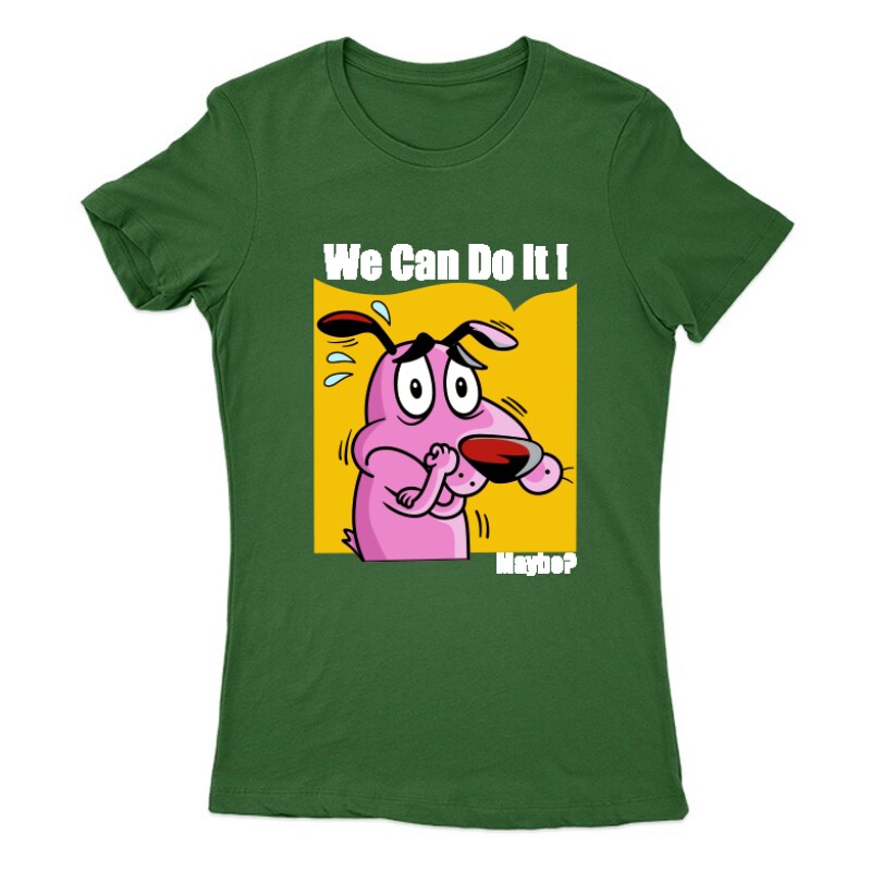 Bator a gyáva kutya - Maybe Női Póló