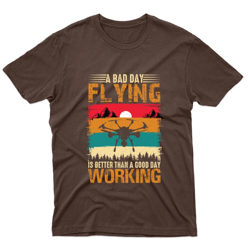 Drón – Bad Day Flying Unisex Póló