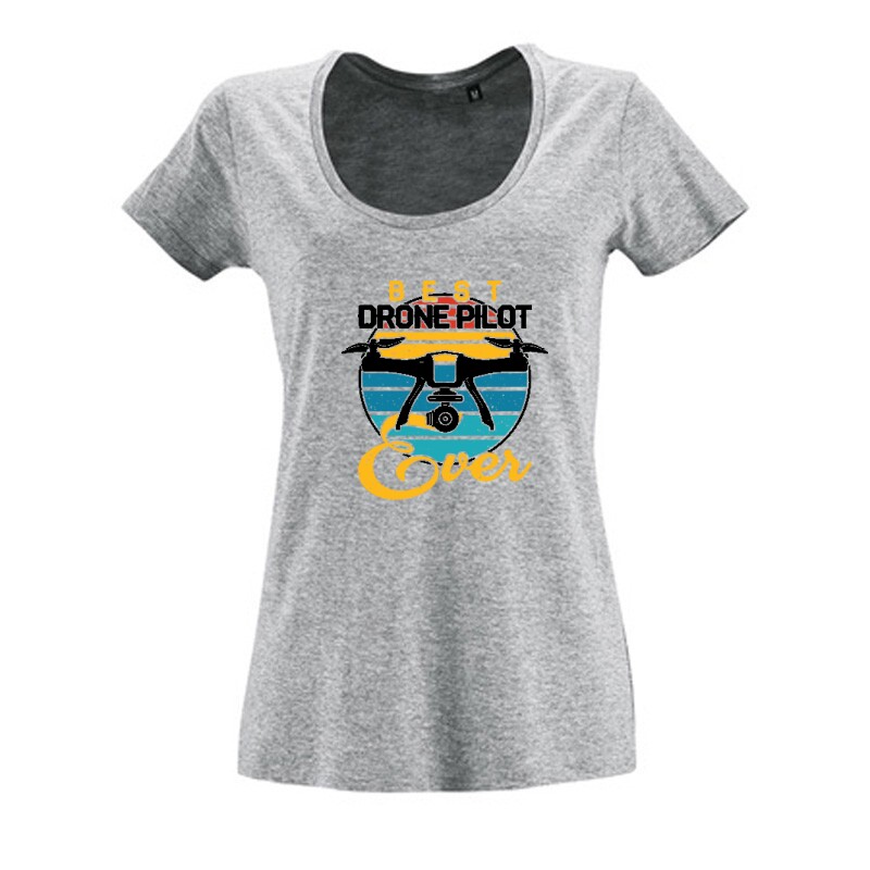Drón - Best Drone Pilot Női O Nyakú Póló