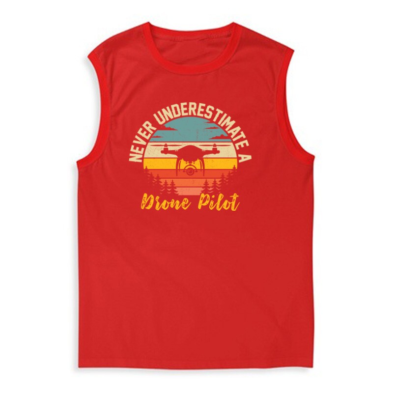 Drón - Never underestimate Férfi Trikó