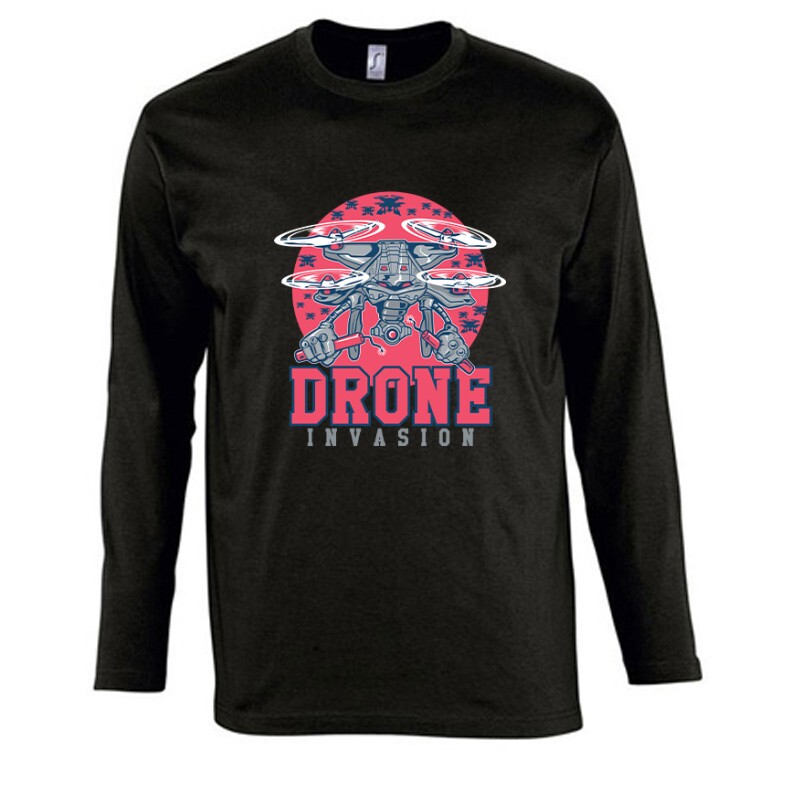 Drón - Drone Invasion Hosszú Ujjú Póló