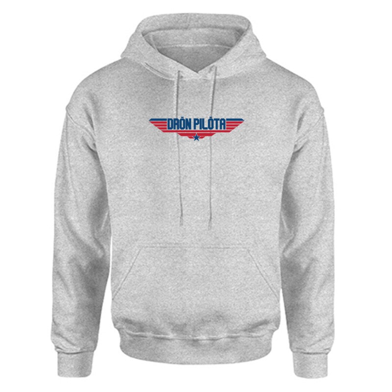 Drón - Drón Pilóta Unisex Kapucnis Pulcsi