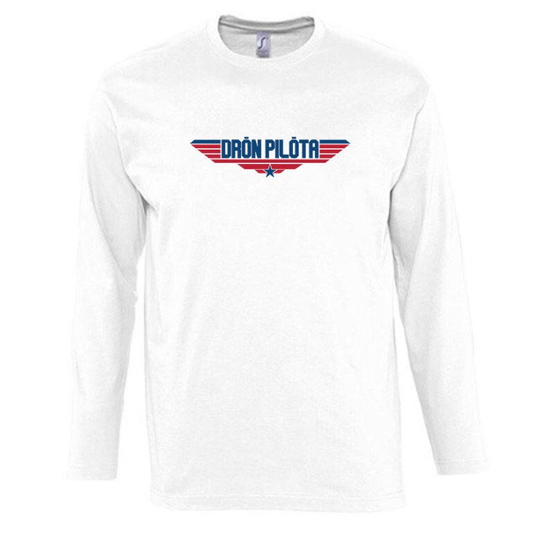 Drón - Drón Pilóta Hosszú Ujjú Póló