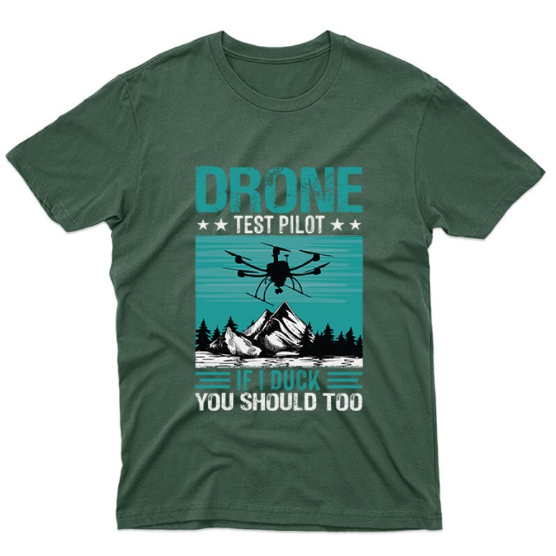 Drón - Drone - Test Pilot Unisex Póló