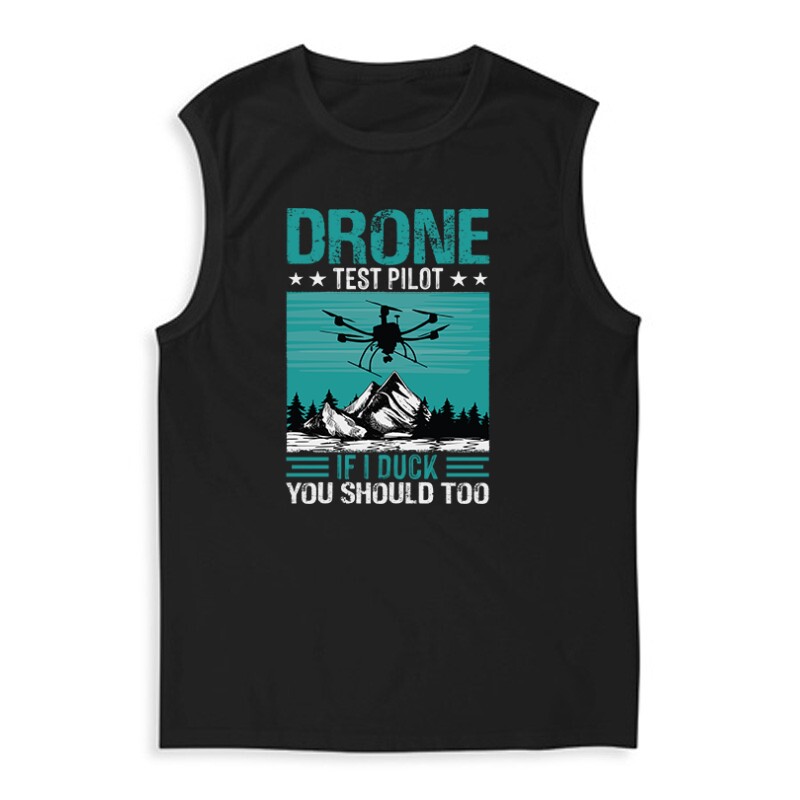 Drón - Drone - Test Pilot Férfi Trikó