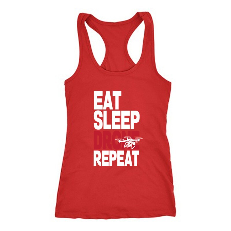 Drón - Eat Sleep Drone Repeat Női Trikó