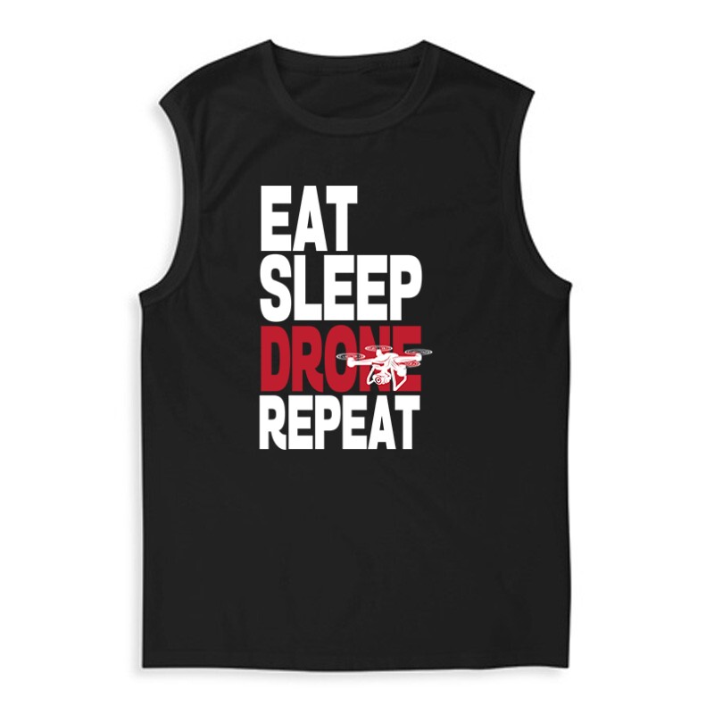 Drón - Eat Sleep Drone Repeat Férfi Trikó