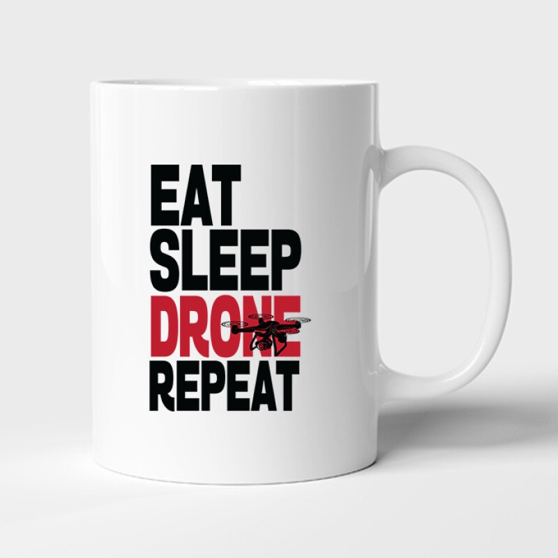 Drón - Eat Sleep Drone Repeat Bögre