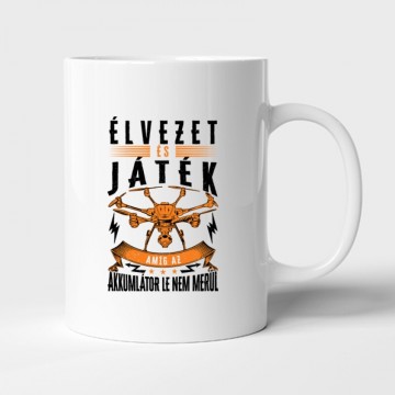 Drón - Élvezet és Játék Bögre