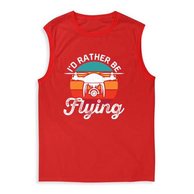 Drón - I'D rather be Férfi Trikó