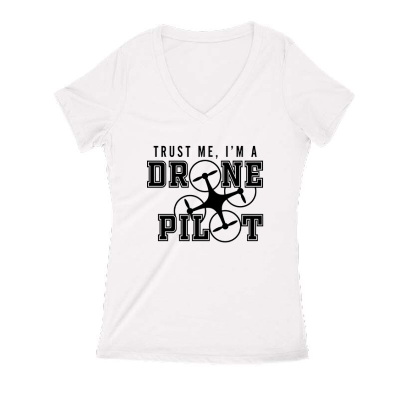 Drón - Trust me Női V Kivágott póló