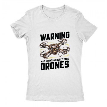 Drón - Warning talk Női Póló