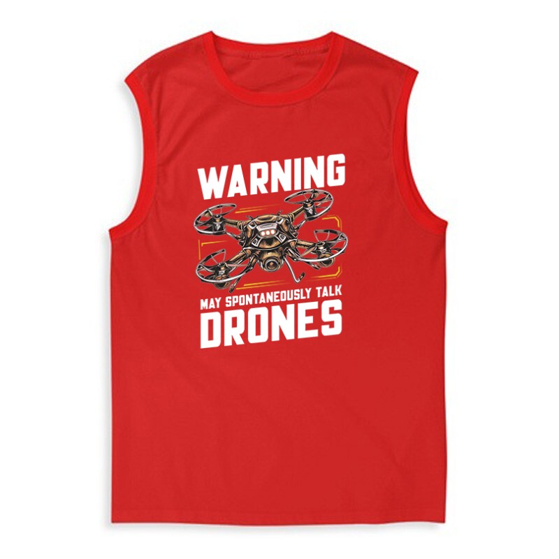 Drón - Warning talk Férfi Trikó