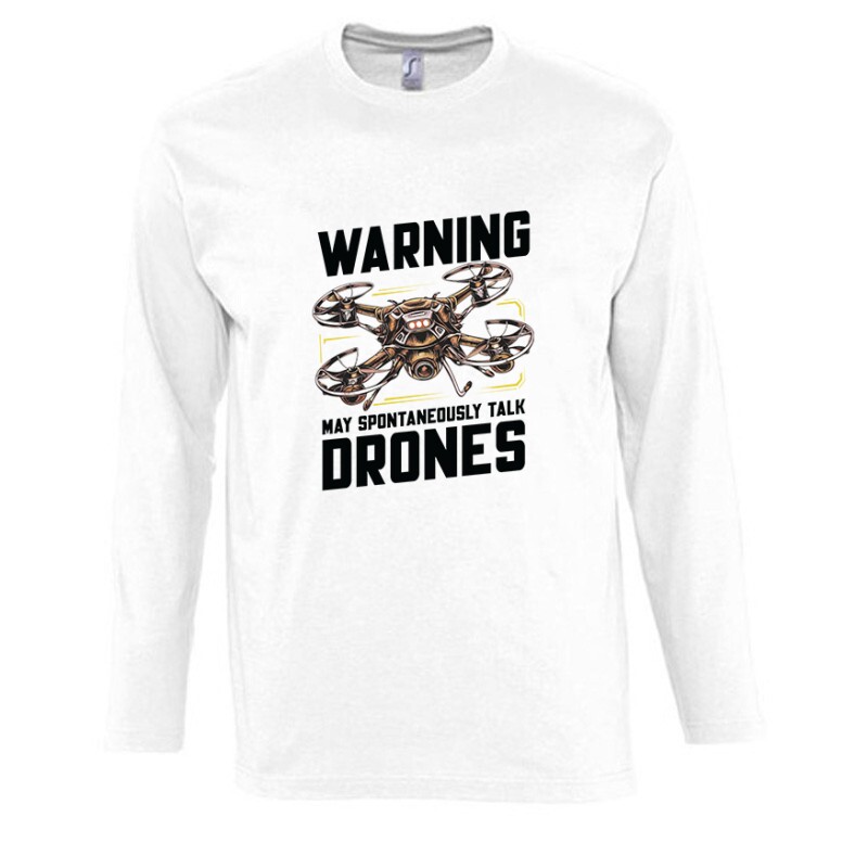 Drón - Warning talk Hosszú Ujjú Póló