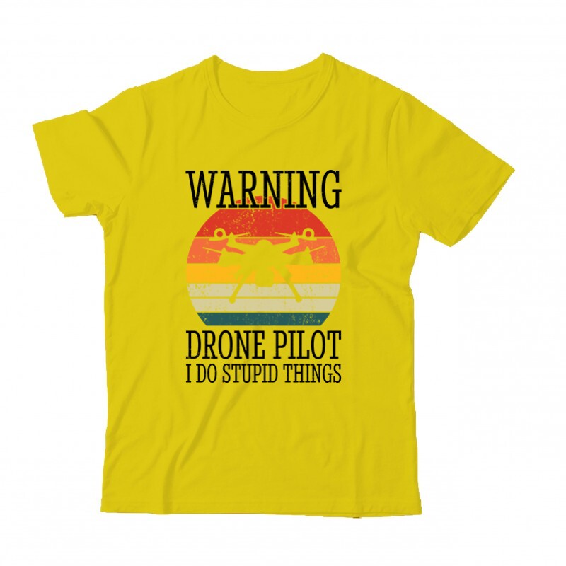Drón - Warning Gyermek Póló